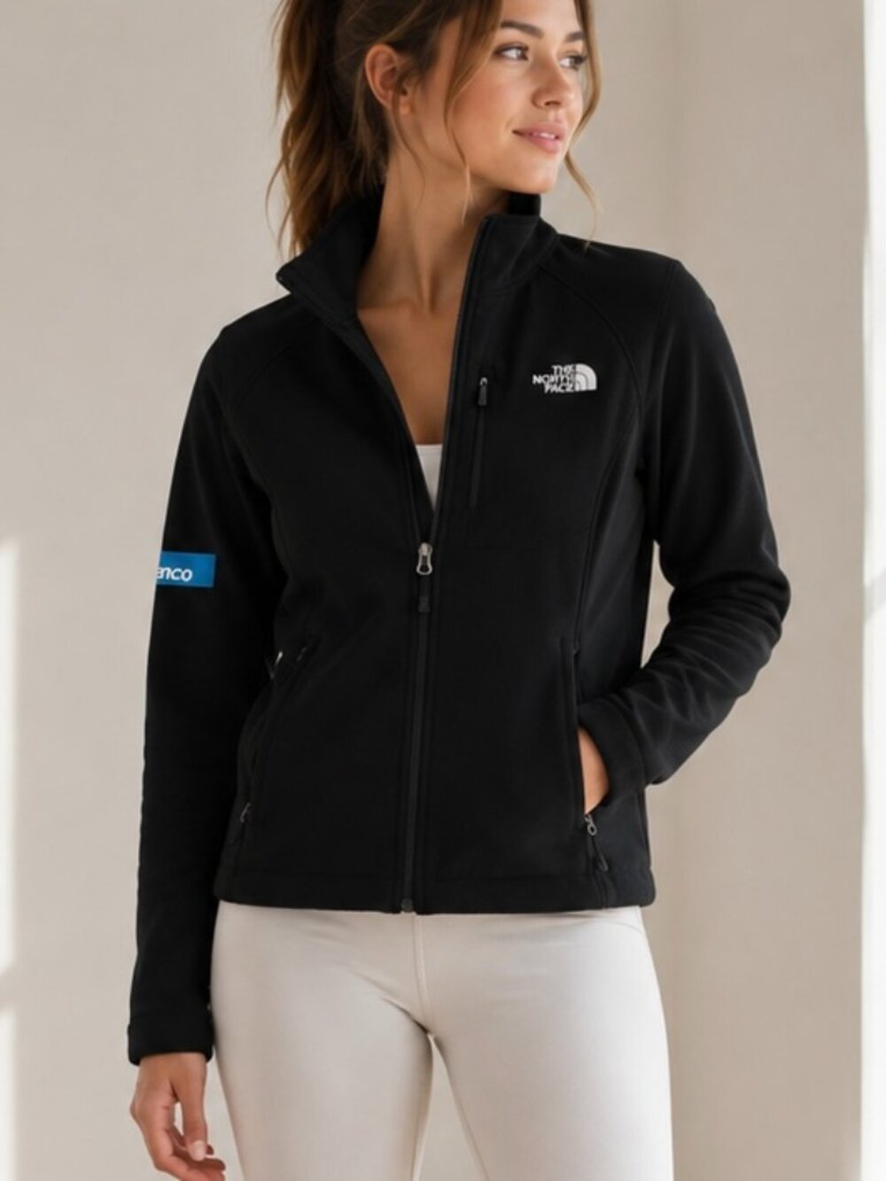 The North Face Apex Soft Shell Jacket Black Women's Large Elanco